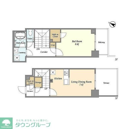 URBANLINK護国寺の物件間取画像